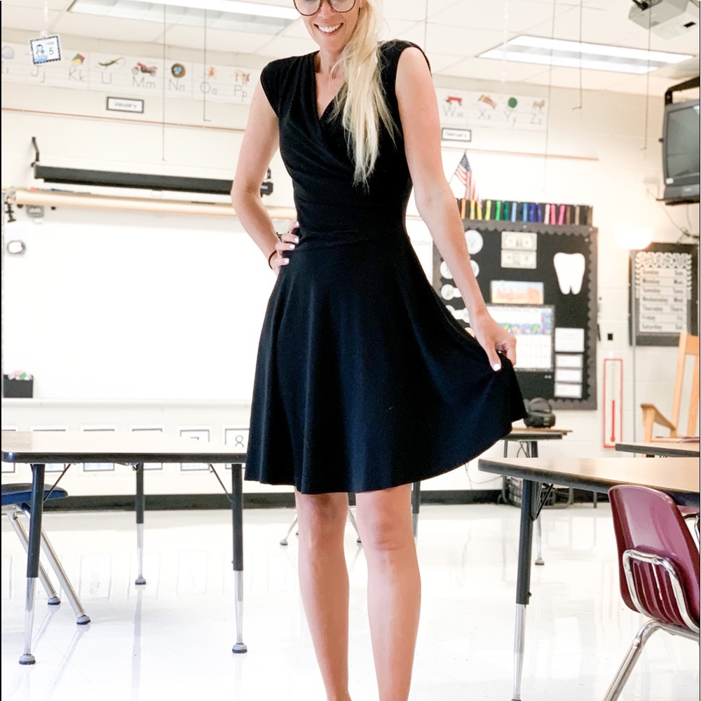 Black Wrap Dress